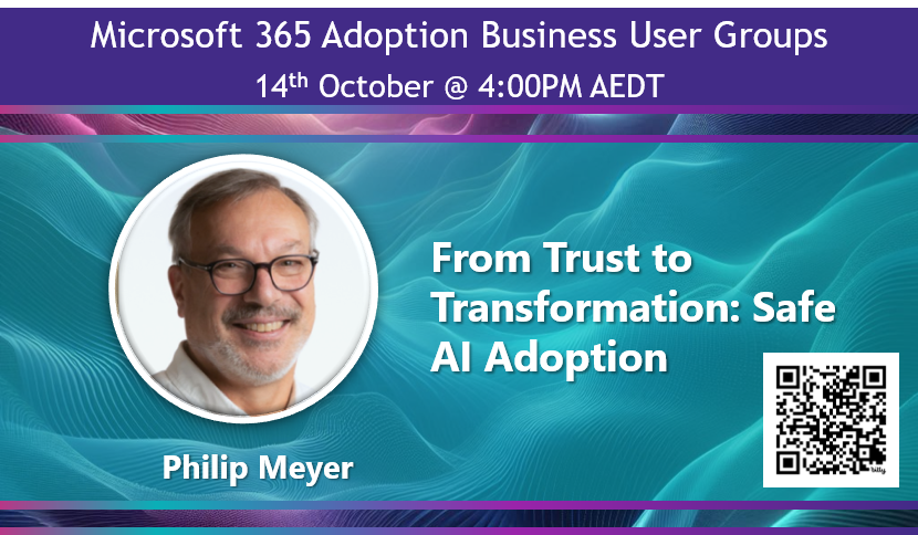 Australian Microsoft 365 Adoption User Groups tweet media