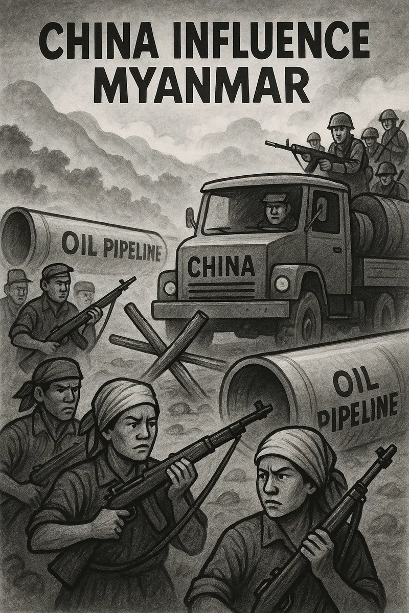 China Influence Myanmar!!
Beijing arms #Myanmar's junta with fighter jets and weapons, ignoring genocide cries. #Chinese firepower fuels atrocities—hypocrisy at its peak! Demand global sanctions now.