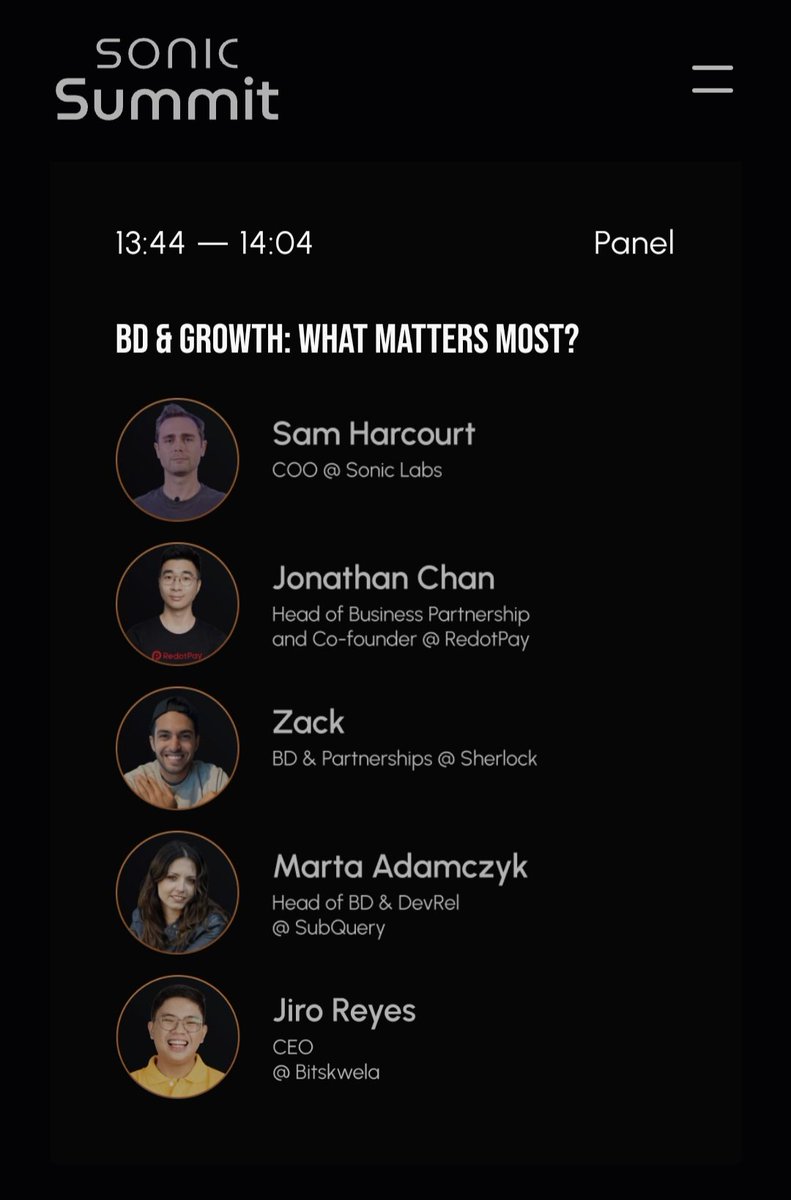 madamczyk0's tweet photo. BD & Growth panel is starting soon at #SonicSummit!!!
@SonicLabs 🤝 @SubQueryNetwork https://t.co/FgfjMA5kY6