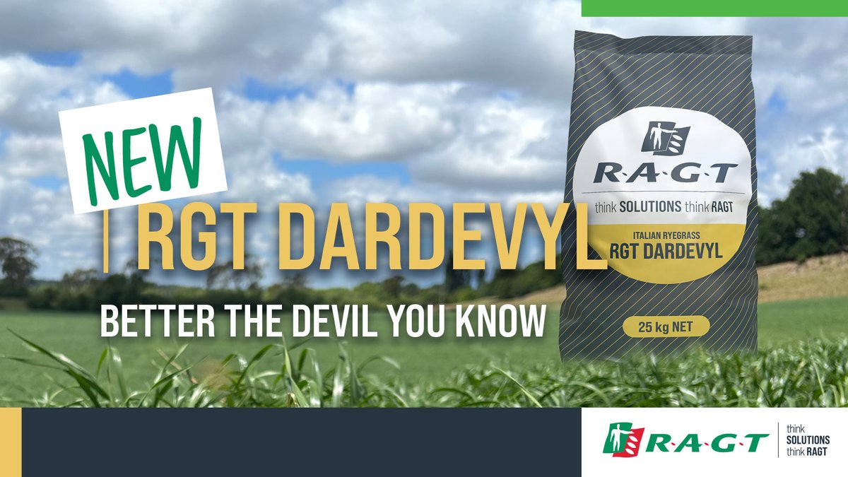 RAGTAU's tweet image. Better the Dardevyl You Know..
To find out more visit: ragt.au/product/rgt-da…
#ThinkSolutions #thinkRAGT #RAGTAustralia #NextGenForage #StrongerPastures #AussieFarming #pasture #HighPerformanceFeed #AgAustralia #RAGTAU #argicultureaustralia #RAGT #agronomy
