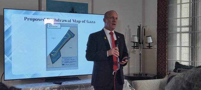 theDDixit's tweet image. Israel Ambassador Ambassador to India Reuven Azar  "Clear that, there is now sound Egyptian &amp;amp; Qatari position, larger Arab consensus on Hamas... Chance that Hamas can accept it now" 
#trumpgaza #Gaza