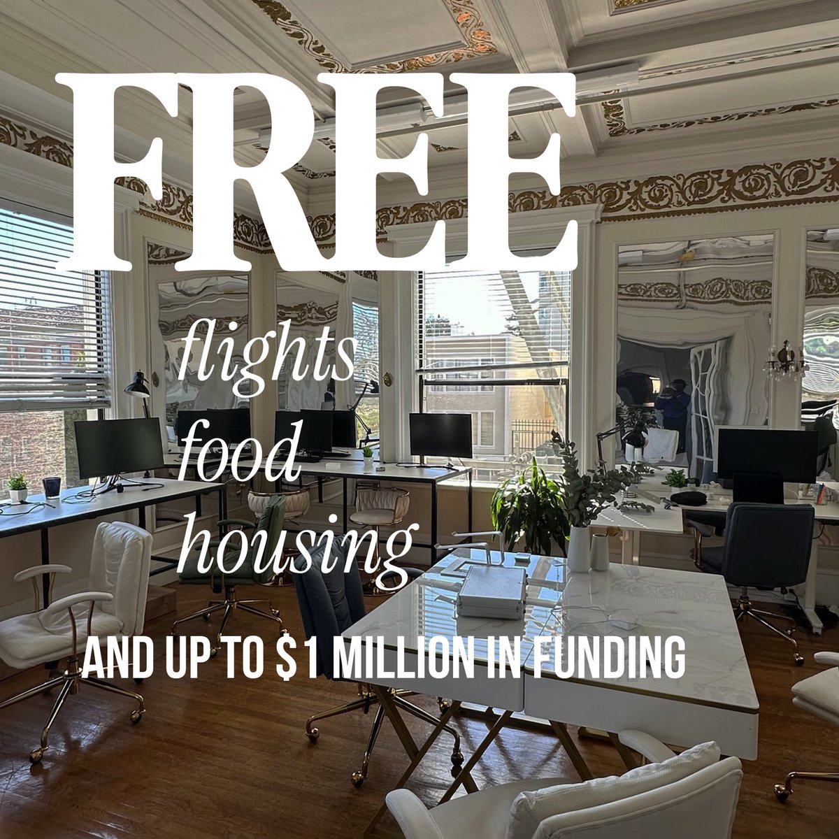 an age-old question among entrepreneurs…. does the place you live impact your success?

we think it does, especially in san francisco🌉

consider this program your nudge into motion, this is not a school in the conventional sense but we are offering you the chance to learn more