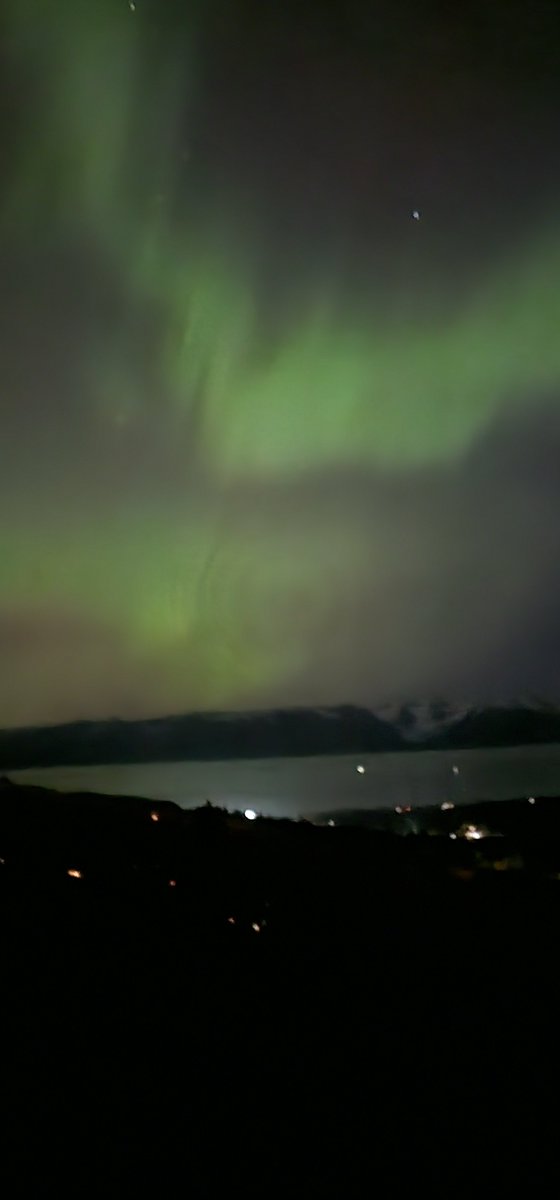 Northern lights over Kachemak Bay tonight!