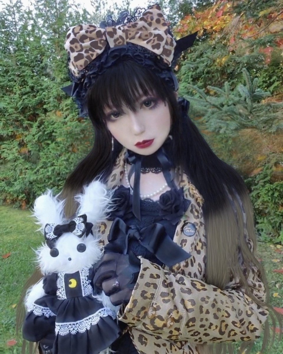 レア⬛︎モンチッチ⬛︎香奈ちゃん⬛︎ゴスロリ⬛︎コラボ⬛︎黒うさぎ⬛︎セキグチ⬛︎香奈苺舎 香奈ちゃん モンチッチ ゴスロリ 香奈chan Monchhichi 黒うさぎ