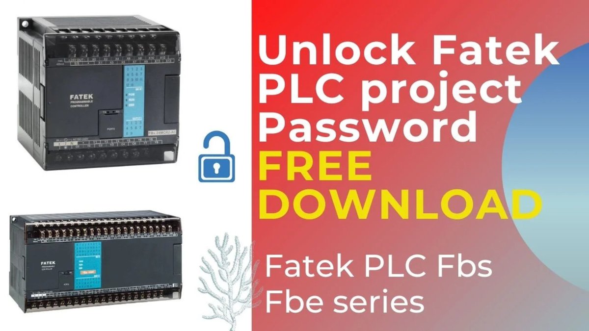 plcunlockbd's tweet photo. Unlock Fatek PLC Fbs/Fbe Series Project Password in One Click
Unlock Your Old or Locked Fatek Project File Now  #plcunlock #fatekplc #plcpasswordunlock
#fatekfbs #fatekfbe #automationtools https://t.co/iyRTEOOu9Q