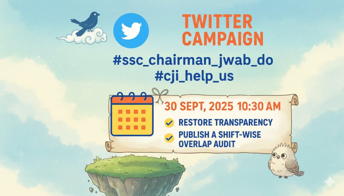 KumarRa95952888's tweet photo. When students prepare for years with sweat &amp; sacrifice, they deserve fairness — not arbitrary rules, errors &amp; silence. Stop playing with our futures. Transparency is our right.
#SSC_CHAIRMAN_JWAB_DO
#cji_help_us https://t.co/SGBnWgkm1G