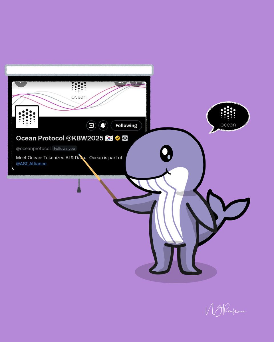 I spent 3 Days drawing this because I always sort of wondered, If <a href="/oceanprotocol/">Ocean Protocol</a> had an official mascot, what would it look like?

After giving some thought to it, and with the help and voting of my Ocean family, we chose a Whale. 🐳

Why is a whale most suiting for this role?