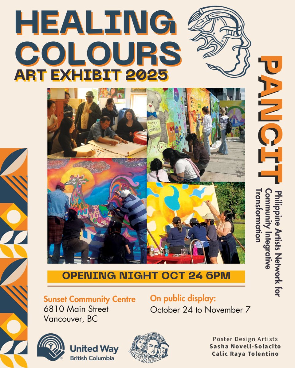 VeronicaCaparas's tweet photo. #PANCIT invites you to rise above the LapuLapu Day Massacre through its Healing Colours that opens on October 24, 6:00 pm. Save the date! https://t.co/aBanJmYK8L