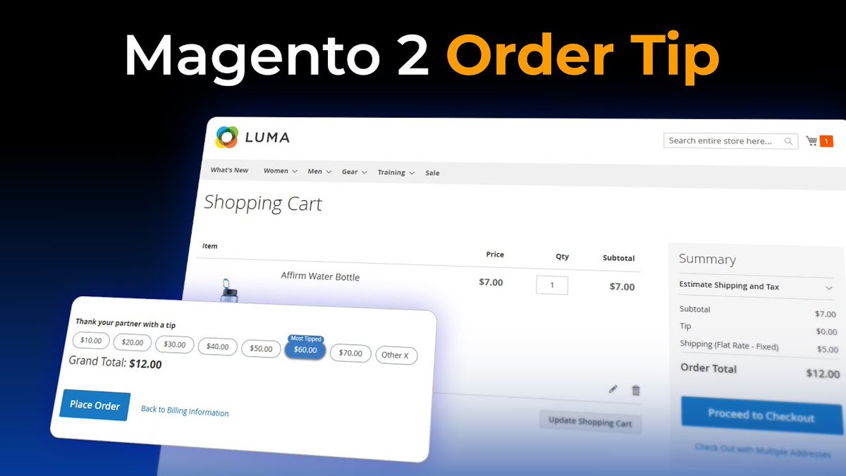 webkul's tweet image. 💡 Magento 2 Add Order Tip lets customers add tips at checkout—choose from set options or enter custom amounts.
✔️ Manage up to 7 tip choices
✔️ Easy on/off control
✔️ GraphQL supported
🎥 youtu.be/W7GC0Gbw3sw?si…
#Magento2 #Ecommerce #OrderTip #Webkul