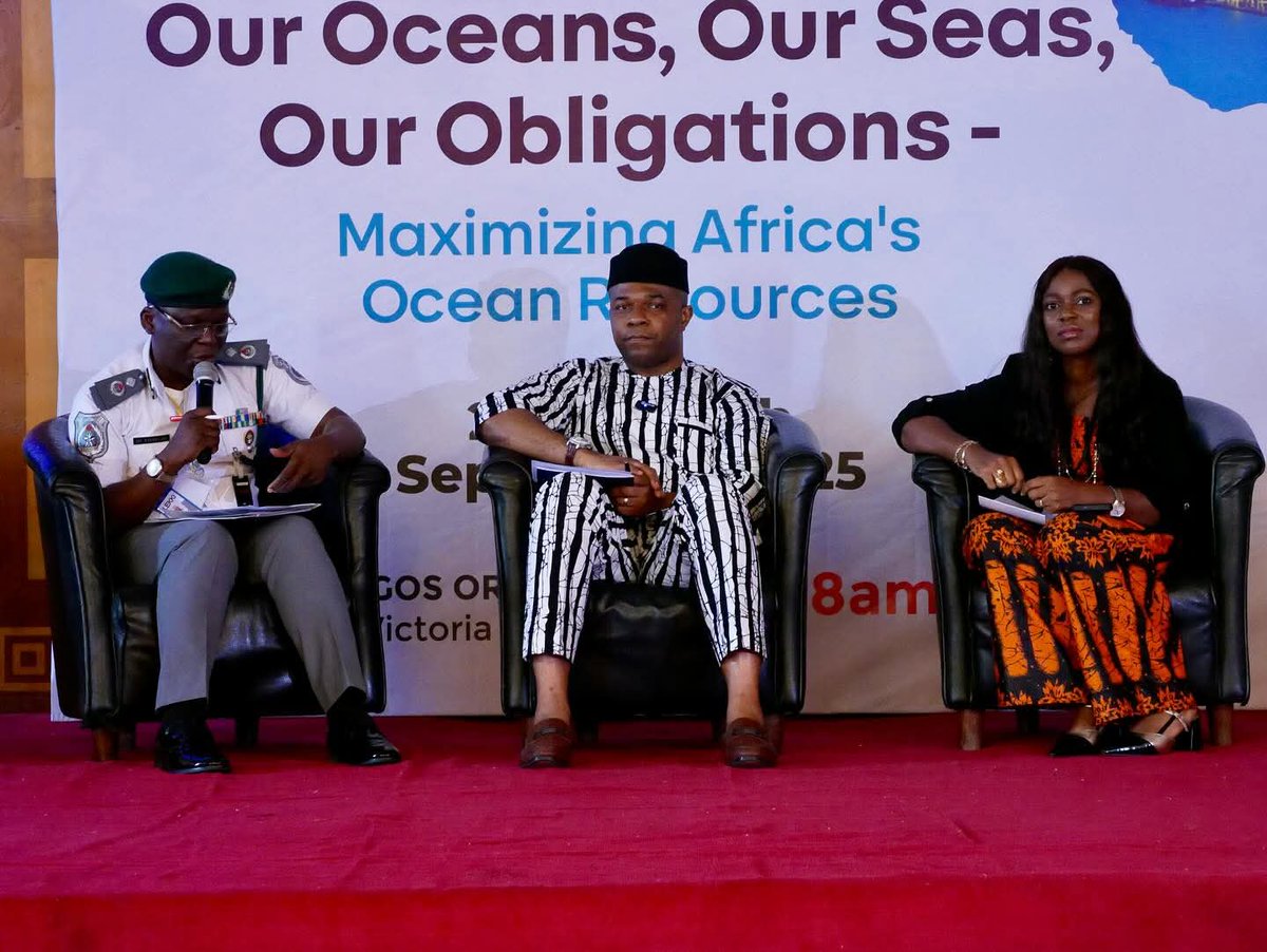 CrffnOfficial's tweet photo. The Registrar/CEO, CRFFN Mr. Kingsley Igwe was a panellist at the #LIMWEEK2025 IMB2B Conference on 29 Sept 2025, engaging on the future of Marine Transportation, Logistics &amp; Port Development. #CRFFN #MaritimeWeek https://t.co/jLYHz8U1nk