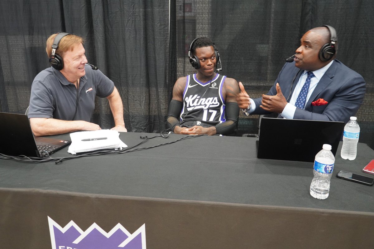 The DRIVE GUYs from KHTK 1140 AM chat with Dennis Schröder during the Sacramento Kings Media Day

<a href="/whiteygleason/">Kevin Whitey Gleason</a> 
<a href="/KyleDraperTV/">Kyle Draper</a> 
<a href="/SacramentoKings/">Sacramento Kings</a> 
#Sacramento