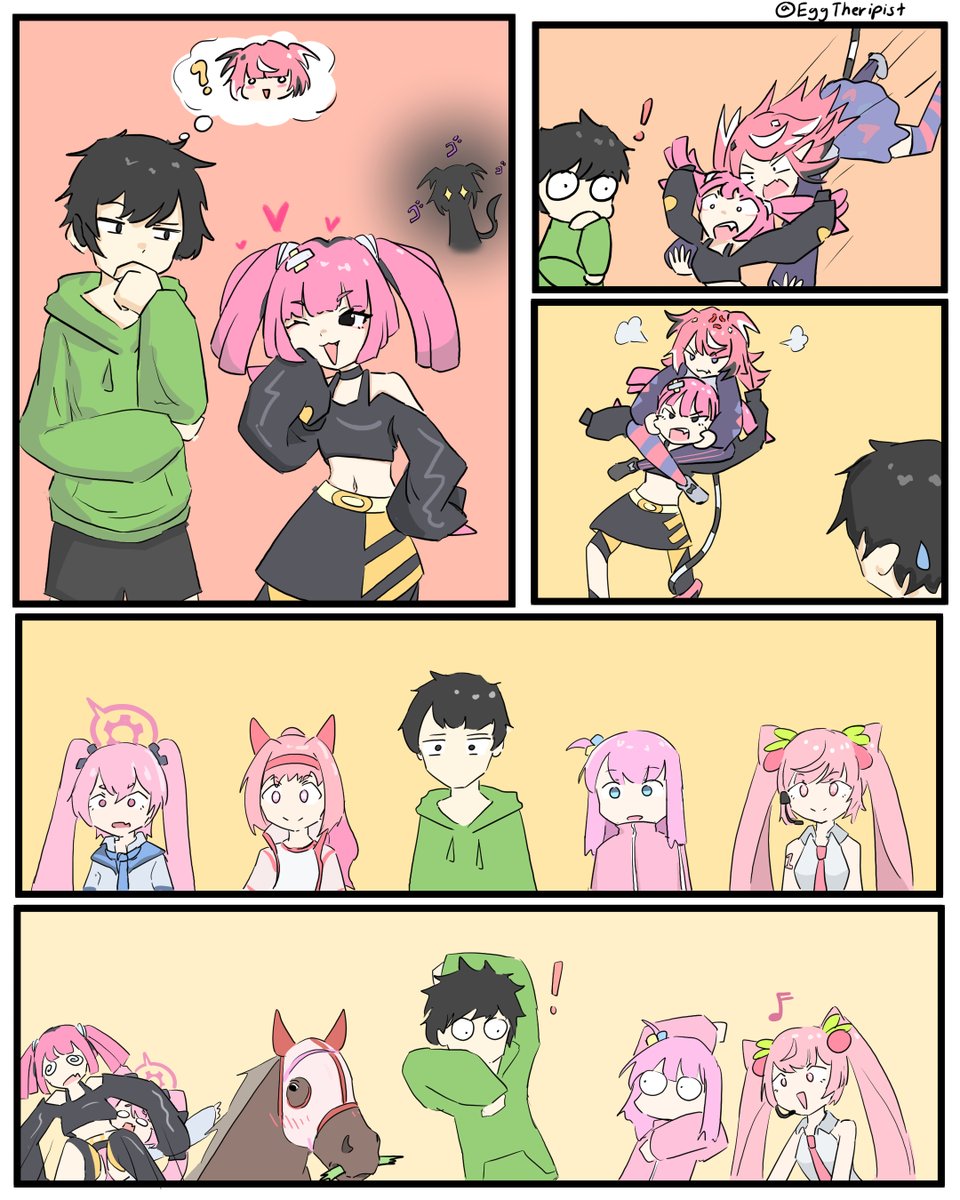 Pink hair is cute
#vedalverse #CAMILART