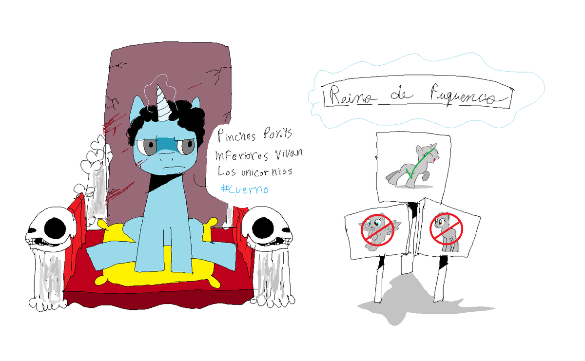 SUBESPECHIE's tweet photo. sola se acepta la especie superior de pony en mi reino wey https://t.co/02EJYFaTYu