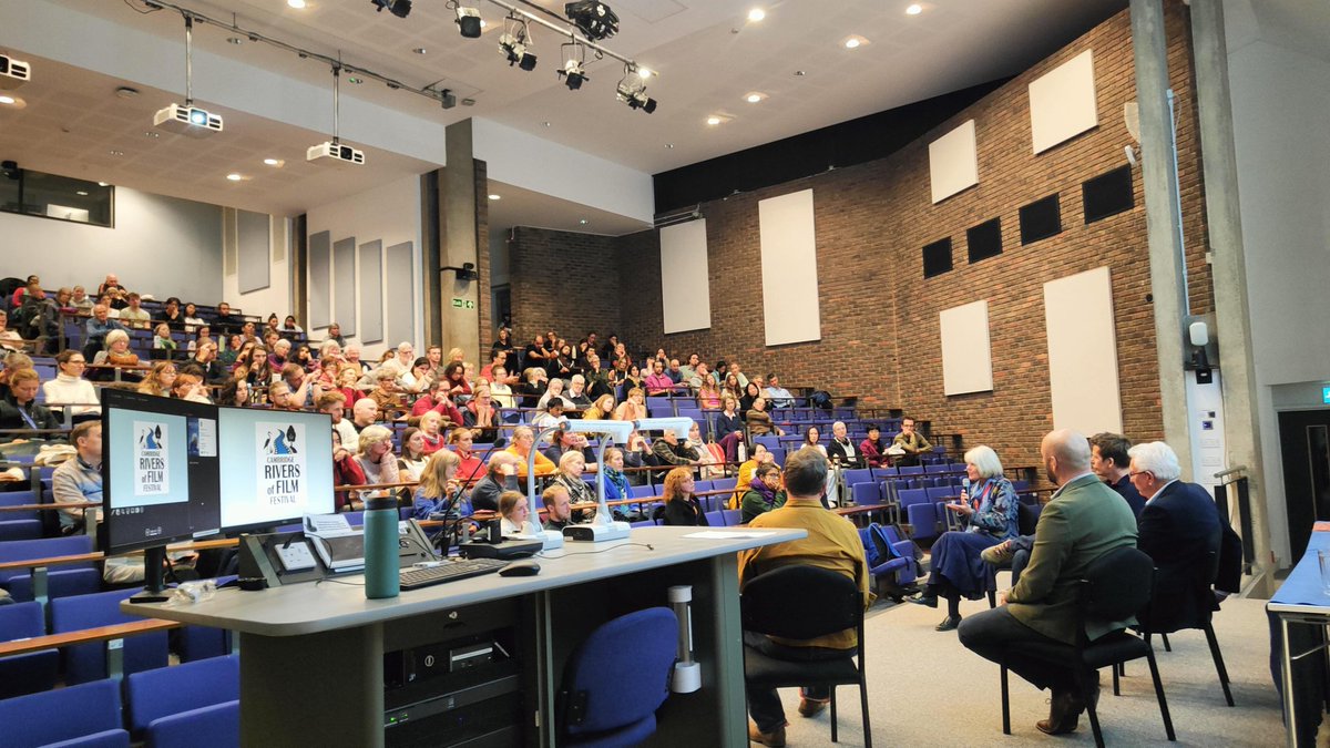 WaterSenCam's tweet photo. Some highlights from the #riversoffilm festival so far: oysters, ocean trawling devastation, #worldriversday poetry, chalk streams &amp; dreams, company of filmmakers who love their rivers and life within and good audiences. Don't miss #ourblueworld  https://t.co/vicwmwJs4x https://t.co/TlyKqV12lG