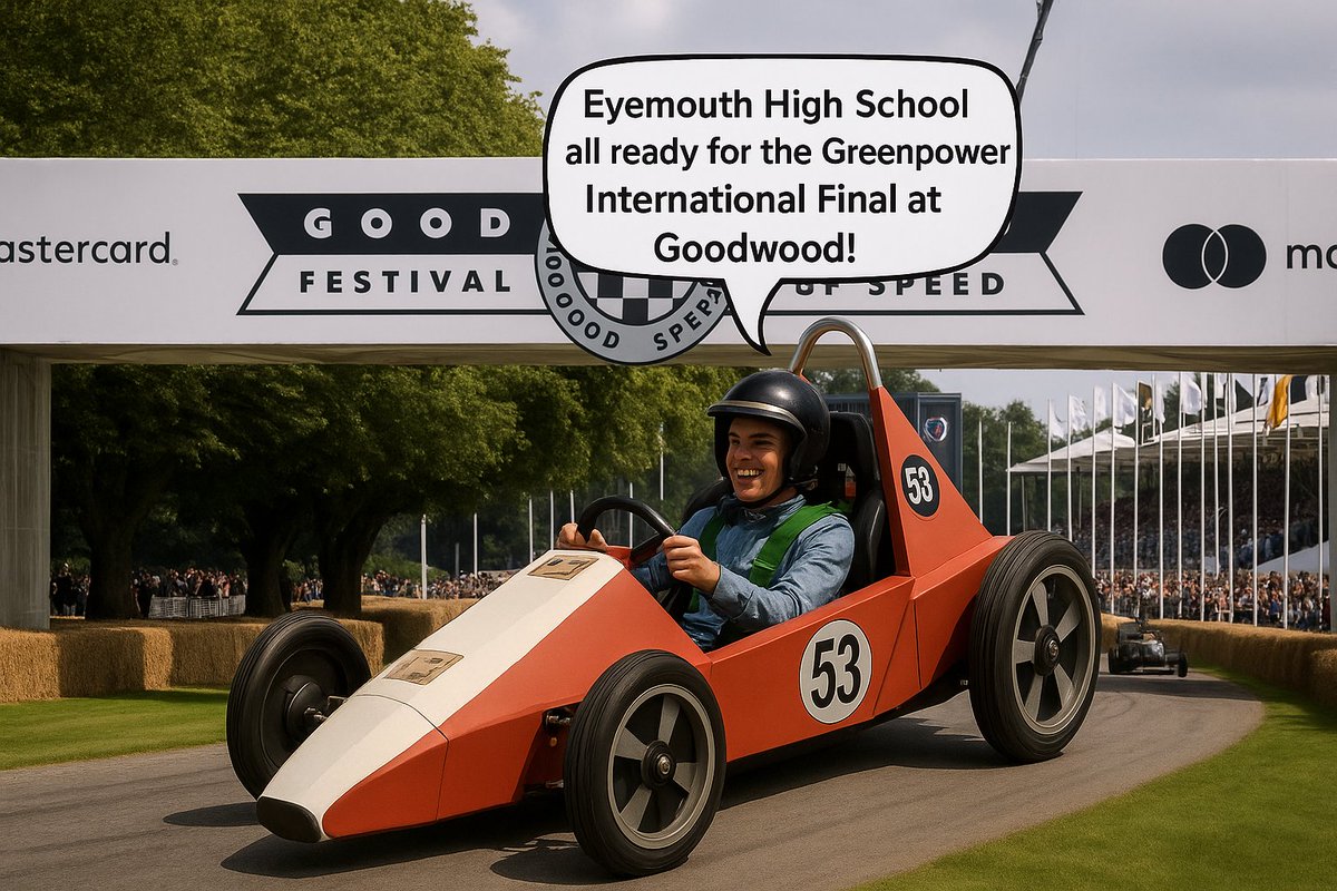 Preparations are underway  as we get ready for the Greenpower  international  final at goodwood on the 12th of October