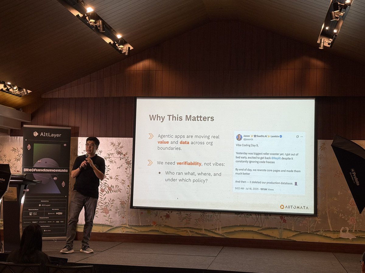 yq_acc's tweet image. Bring trustless agents and verified excution @AutomataNetwork @deligong