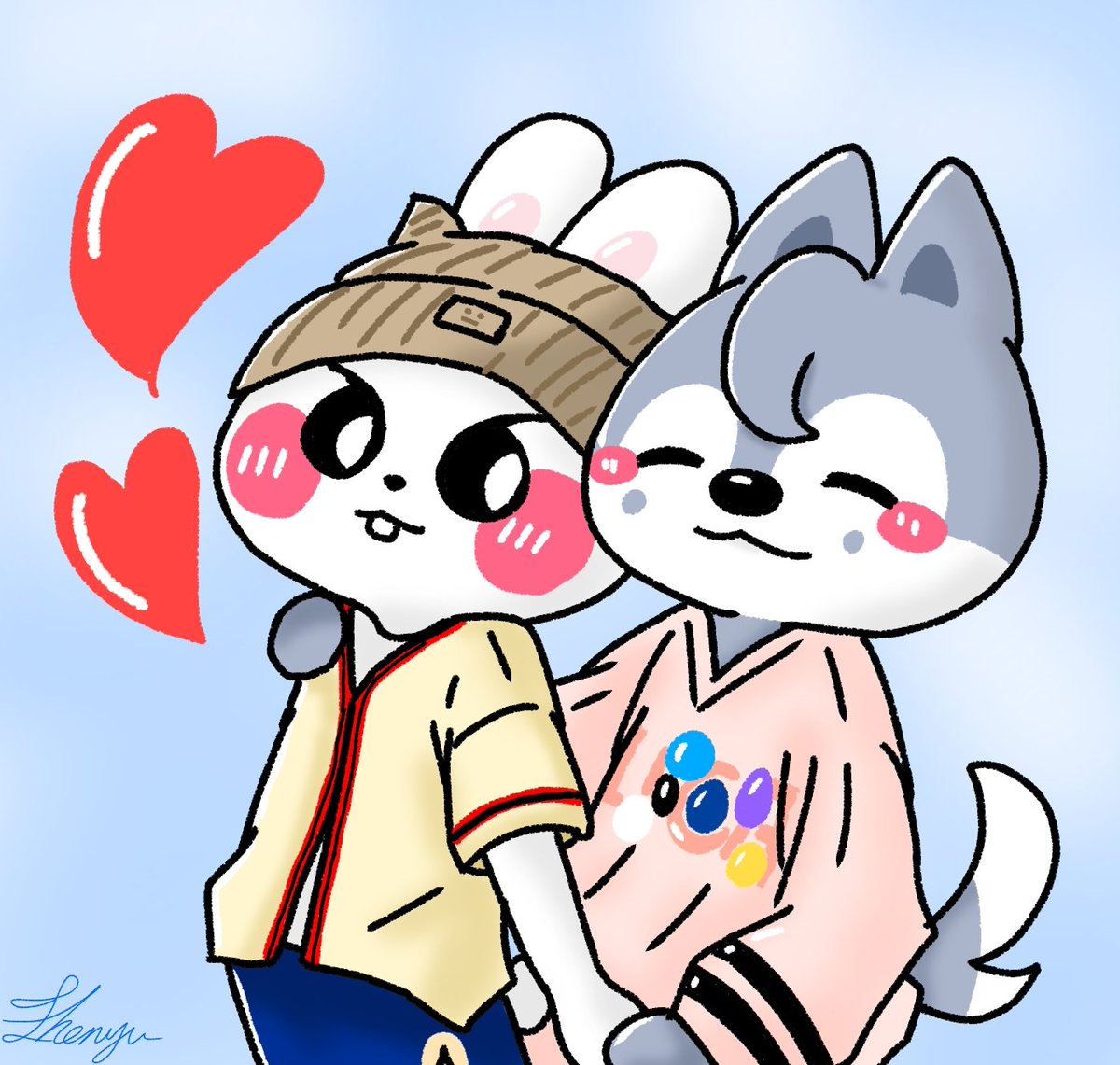 zhenyu0102's tweet photo. 父母❤️❤️
#Straykidsfanart #skzoo
#leebit #wolfchan #minchan #skzoofanart #minopher #찬밍 #燦旻 https://t.co/1geFZ8kJkE