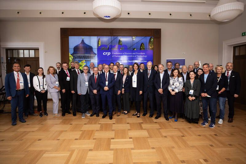 BSUN_IPS's tweet photo. Prof. Eden Mamut, BSUN Secretary General, represented the Network to the 43rd Conference of Rectors and Presidents of European Technical Universities - CPR 2025, organized at Wroclaw University of Science and Technology, Poland, between 19th – 20th September 2025. https://t.co/zc4gnFZaQE