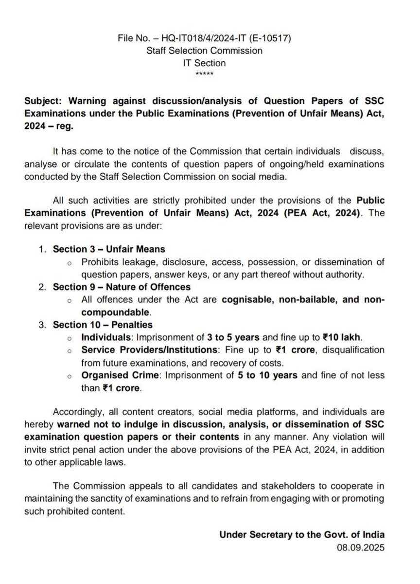 ayush_GST25's tweet image. अन्याय के खिलाफ लड़ना हमारा हक है और हम अपना हक लेकर रहेंगे।
SSC ने अपनी गलतियाँ छुपाने के लिए Answer key download ही बंद कर दिया।
System सुधारने की बजाय Transparency घटा दी।
क्या यही है निष्पक्ष भर्ती प्रक्रिया?
SSC को जवाब तो देना होगा।
#cji_help_us
#ssc_chairman_jwab_do