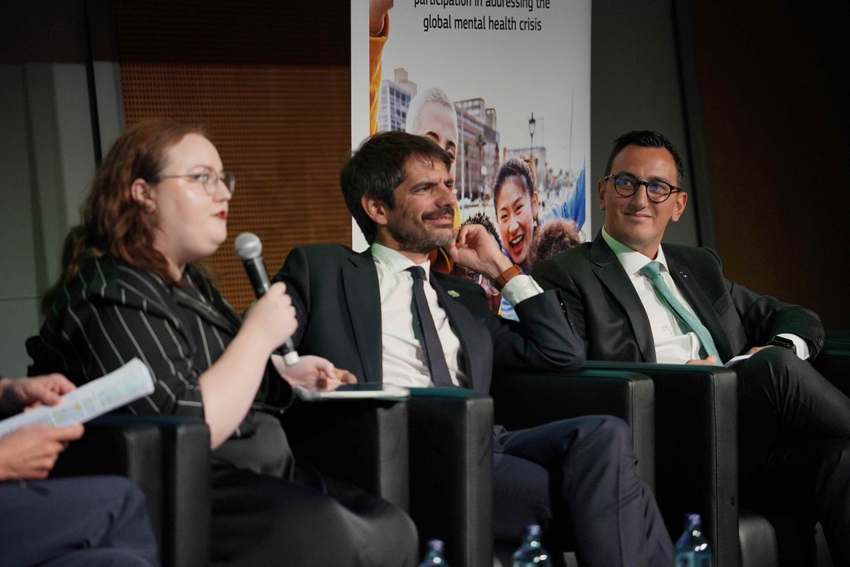GlennMicallef's tweet image. “Culture by itself cannot solve the mental health crisis, but the mental health crisis will not be solved without culture.”

Insightful exchanges with experts, stakeholders, cultural networks, and young cultural professionals at our side event on culture &amp;amp; well-being. Thank you…
