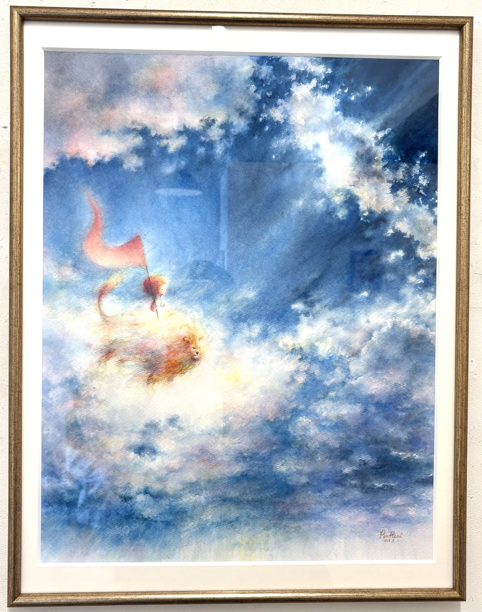 田口正子、ラメールシリーズより（その15）、希少な額装用画集より、新品高級額装付 田口 千恵子 on X: 