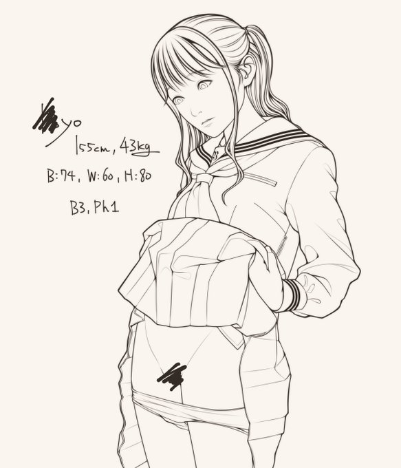 素描放流(C1さん、おそめ) 