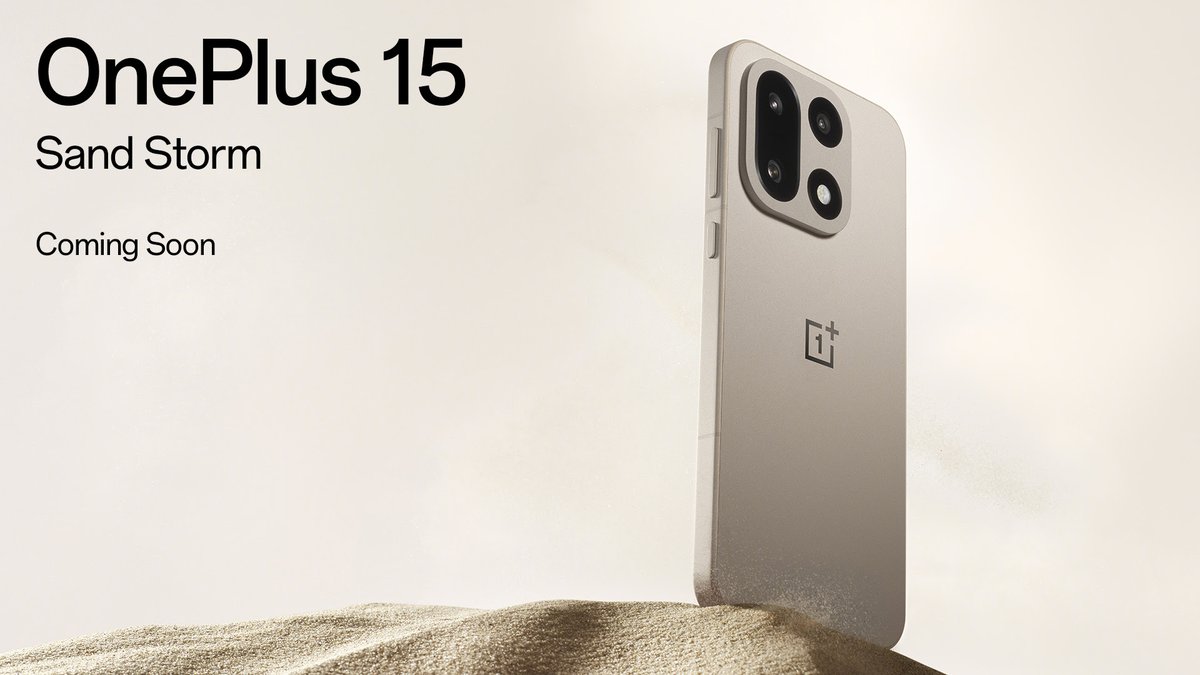 OnePlus 15 Sand Storm

- First smartphone with aerospace-grade Micro-Arc Oxidation (MAO) for the middle frame and camera deco

- 3.4 times harder than aluminium mid frame and 1.3 times as tough as titanium mid frame

What are your thoughts on this color variant?