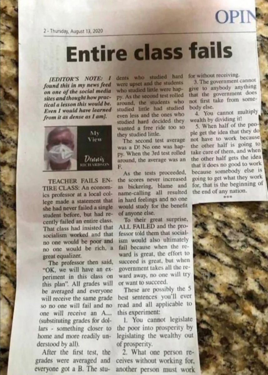 tuftymeadows's tweet image. Real life Socialism experiment