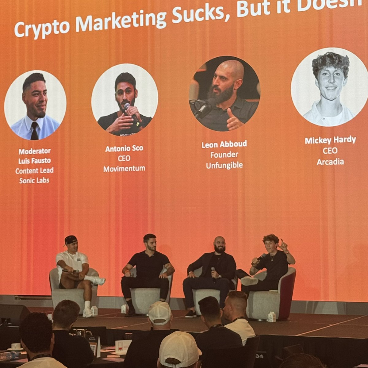 AlexIsBuilding's tweet image. A marketing panel you don’t want to compete against ⚔️

@MH3NFT @leonabboud_ @AntonioSco_MOV