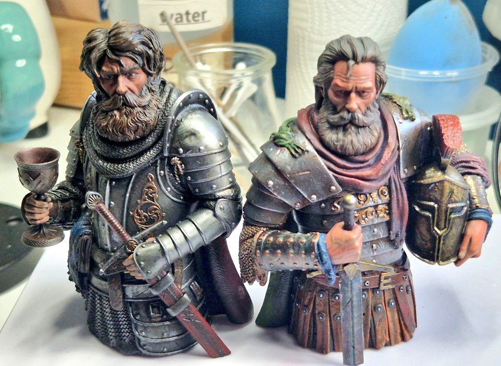 Rheumatoidman's tweet image. Last Day of September so time for a new header pic on the community page:
Gracing the Community page header photo for the month of October is the brilliant:
Figure and Armour work from @andypalmtree101