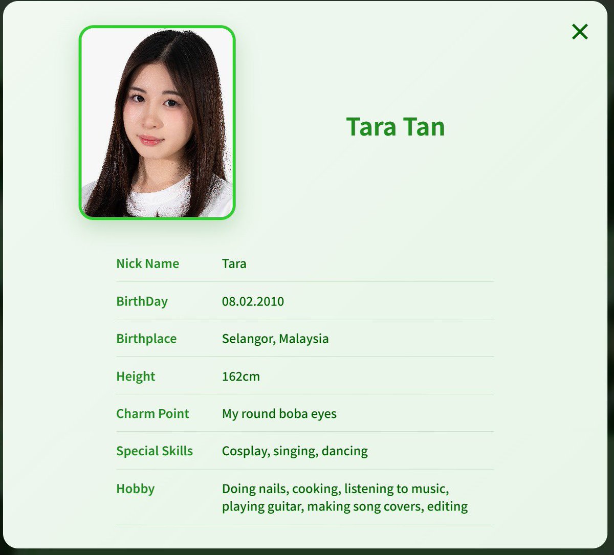 KLP48Now's tweet photo. [𝙺𝙻𝙿𝟺𝟾 𝚄𝚙𝚍𝚊𝚝𝚎‼️]

KLP48 2nd Generation Profile update

@tara_klp48 

#KLPUpdate #KLP48 https://t.co/y5odOp9crq