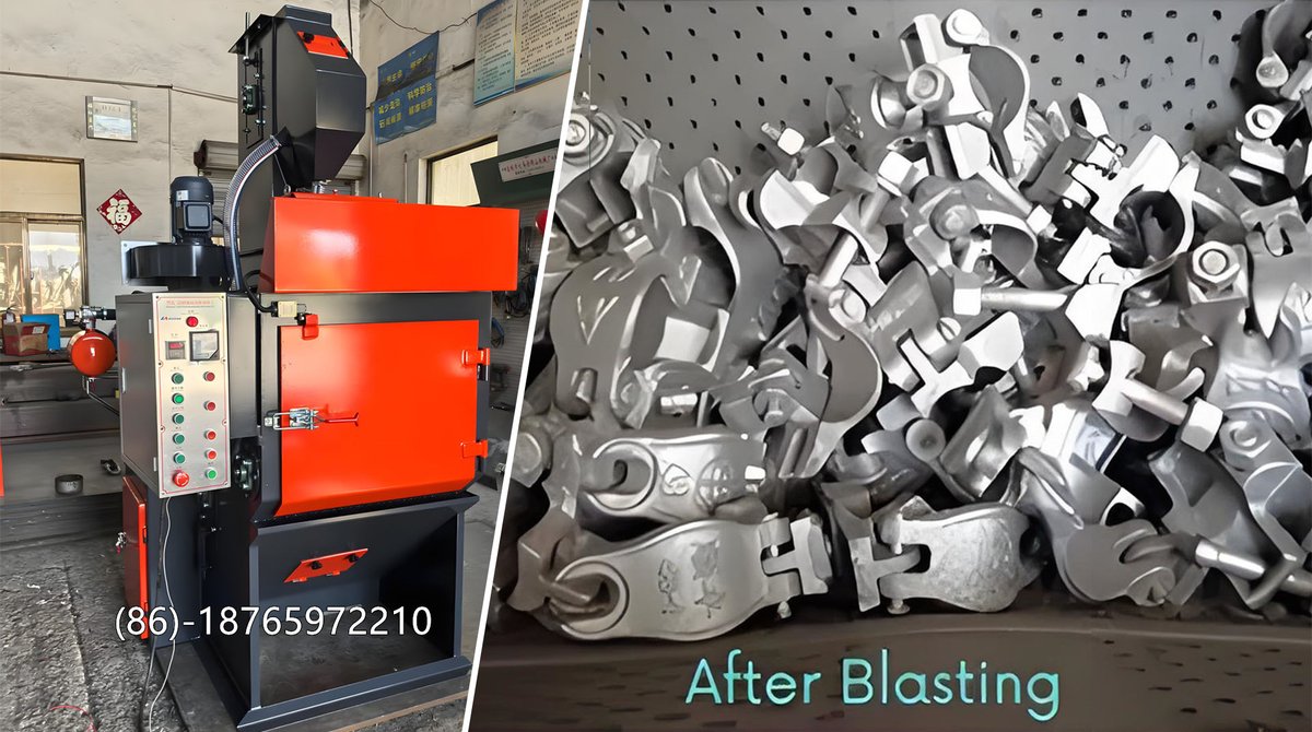 Tumble Belt Shot Blasting Machine is built for efficiency and consistency:
✅ Cleans bulk parts in one go
✅ Uniform results every batch
✅ Saves space and labor
✅ Rugged, long-lasting design
✅ Versatile for steel, iron, aluminum &amp; more
✅ Cost-effective operation
#shotblaster