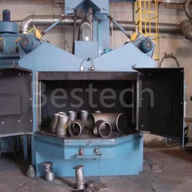 Turntable Shot Blasting Machine: Efficiency Metal Surface Cleaning For bulky, heavy, and complex workpieces