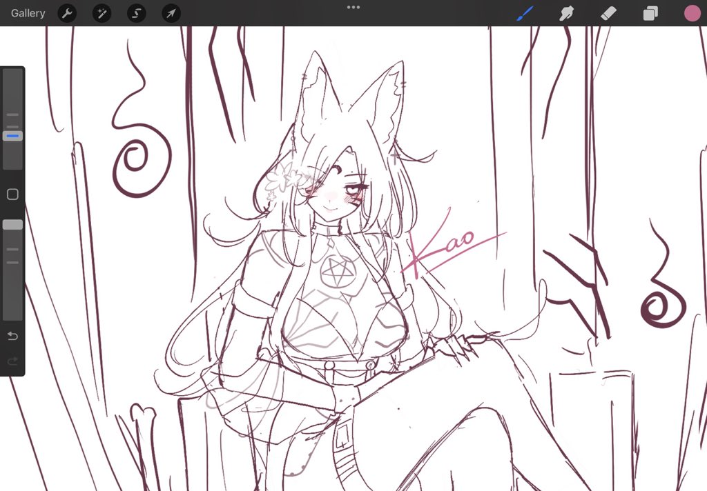 Kao ▪︎ || Working tweet media