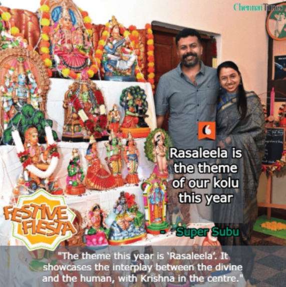 ChennaiTimesTOI's tweet image. #FestiveFiesta: From family rituals to personal memories, these celebrities reflect on kolu and #Navaratri, and reveal how dolls and stories keep their tradition alive and hearts connected.  

@Akashpremkumar3  @soupersubu #JananiRajan  

Read more: timesofindia.indiatimes.com/entertainment/…