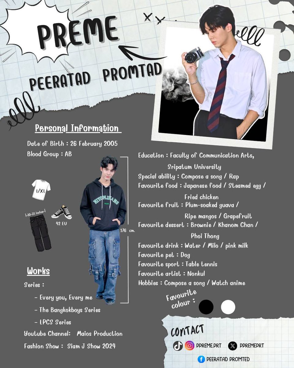 PpremeFam's tweet photo. [ 𝙿𝚁𝙴𝙼𝙴 𝙿𝚁𝙾𝙵𝙸𝙻𝙴 𝚄𝙿𝙳𝙰𝚃𝙴 ]

-มาทำความรู้จัก “พรีม” กันครับ-

#ppremeprt // @ppremeprt https://t.co/446yIJ7cJt