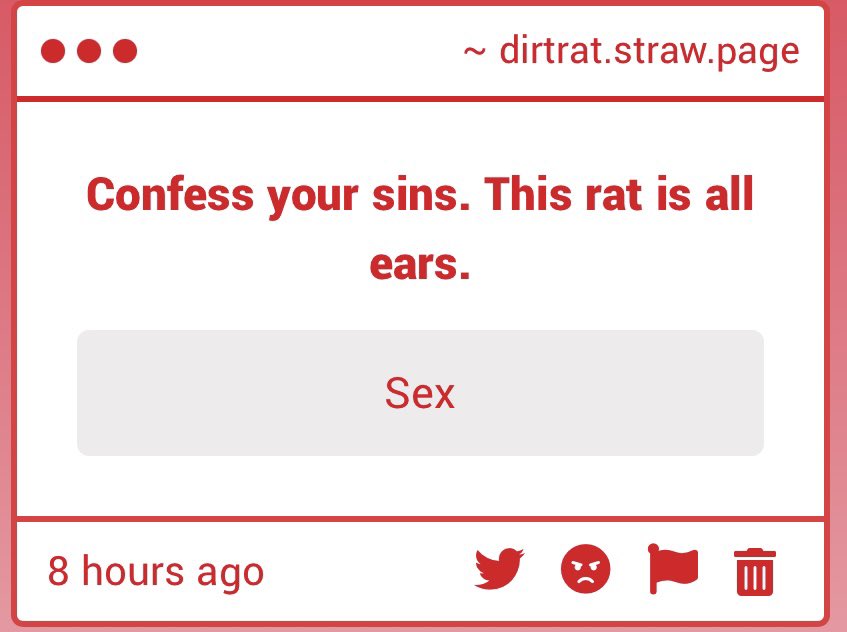 First strawpage in a while and it’s just this 😭