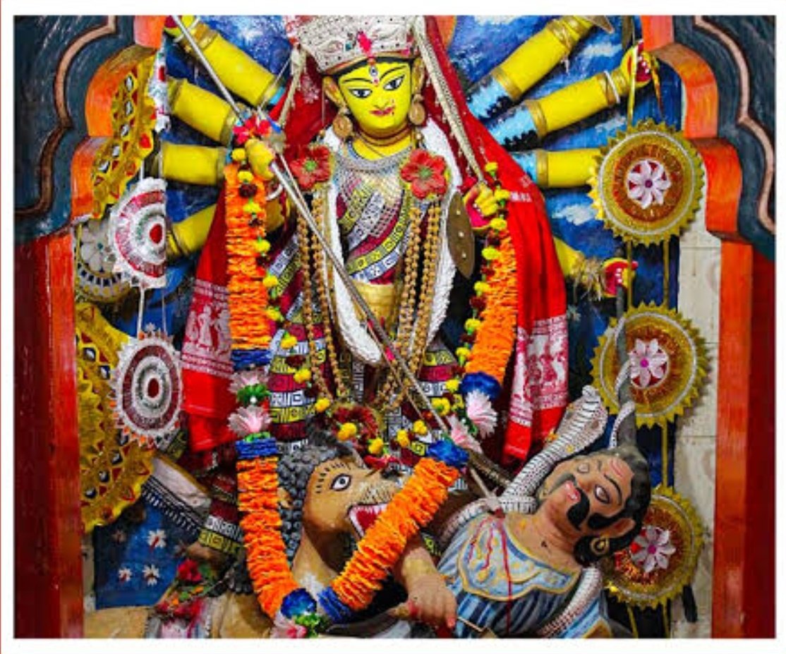 SagasofBharat's tweet image. Did you know?
The oldest Durga puja was celebrated in Bengal&apos;s Bishnupur as early as 994 AD.

Rajbari Durga Puja of West Bengal is more than 1000 years old making it the oldest Durga Puja celebration

Subho Ashtami everyone.