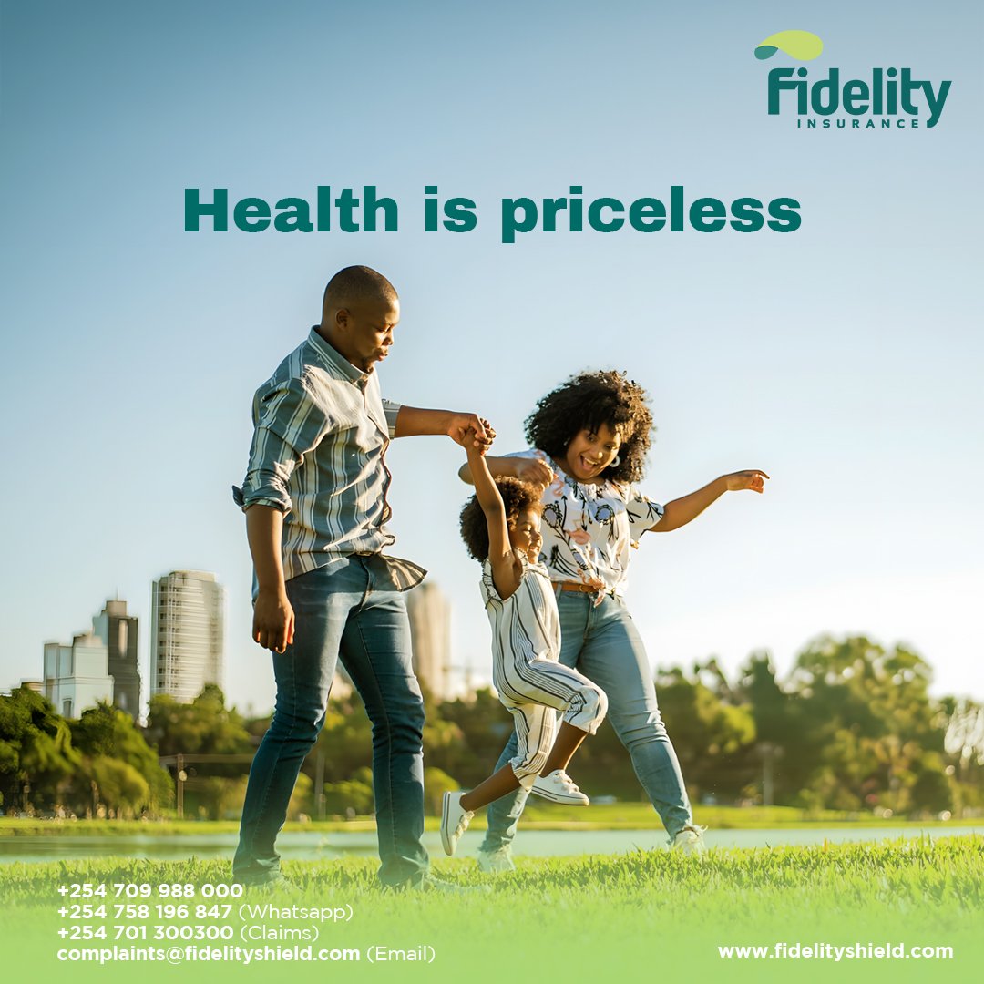 FidelityKenya's tweet image. Good health is the foundation of everything. Make sure it is well protected.
#MedicalInsurance #FamilyFirst #FidelityShieldKE