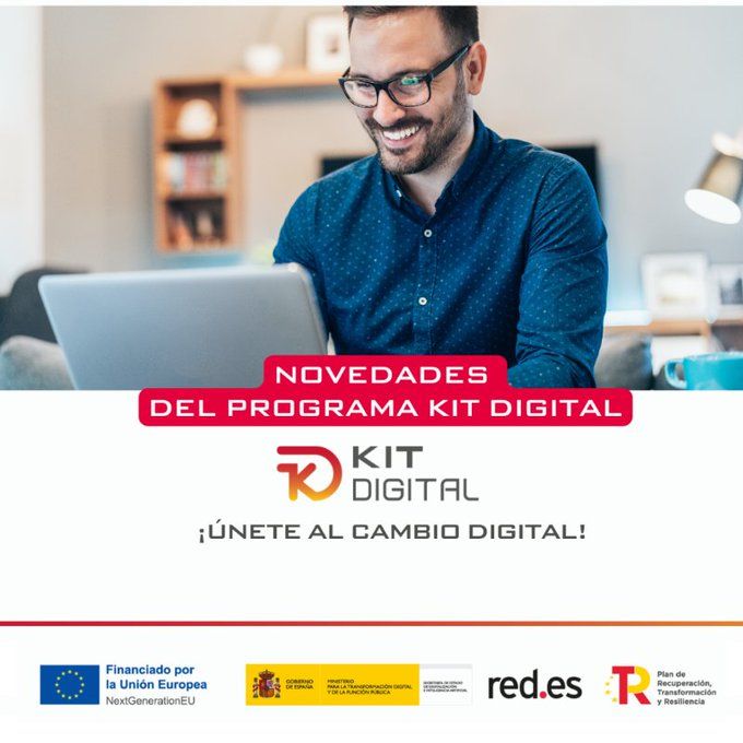 🤷¿Aún no has solicitado el #KitDigital?

Es tu oportunidad, transforma tu negocio con más de 13 soluciones digitales y hasta 12.000€ en ayudas📊

acelerapyme.gob.es | Red.es | <a href="/mintradigital/">Ministerio Transformación Digital Función Pública</a> 

#NextGenerationEU #PlandeDigitalizaciondePymes