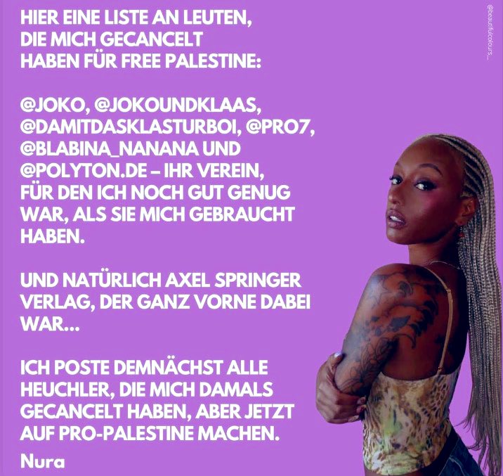 Guten Morgen liebe Nachbarinnen und Nachbarn! Das, was Nura sagt!