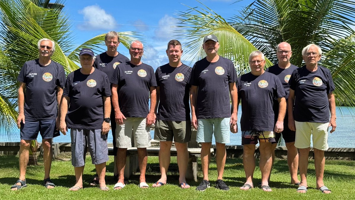 We're adding another point to our collection:Micronesia -Chuuk-V6D.We had the pleasure of creating t-shirts for the DXpedition Team.We combined computer embroidery with direct-to-garment printing (DTG).You can also find us in the sponsor tab. #hamradio #hamr #amateurradio #SQ1K