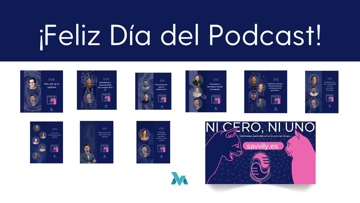 💫Hoy es el #DíaDelPodcast y en Ni cero, ni uno damos las GRACIAS 💛
A quienes nos escuchan, nos recomiendan, y a cada persona que ha venido a compartir su tiempo y sabiduría.
Y por supuesto, gracias a <a href="/leanfulness_es/">Lean Mind</a> por hacerlo posible 🙌

Ni 0, ni 1😉👇
Savvily.es