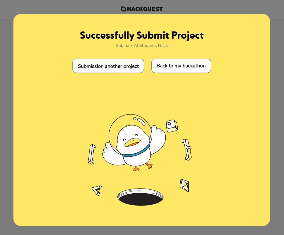 AfResearchBase's tweet photo. Our submission for the @SolanaStudentAf hackathon 2025 is in.
The journey starts here!🚀
#Hackweek #SolanaxAIHackathon #SolanaStudentsAfrica https://t.co/isqSaNJy2D