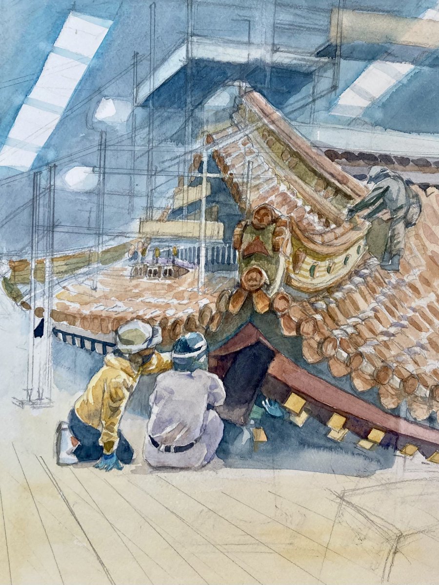 tora103_mana's tweet photo. 首里城再建　wip https://t.co/a4bf4V8w0C