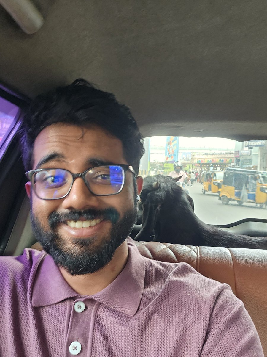 Basi_cally's tweet image. I got in a shared cab today and later realised there was a goat behind me...