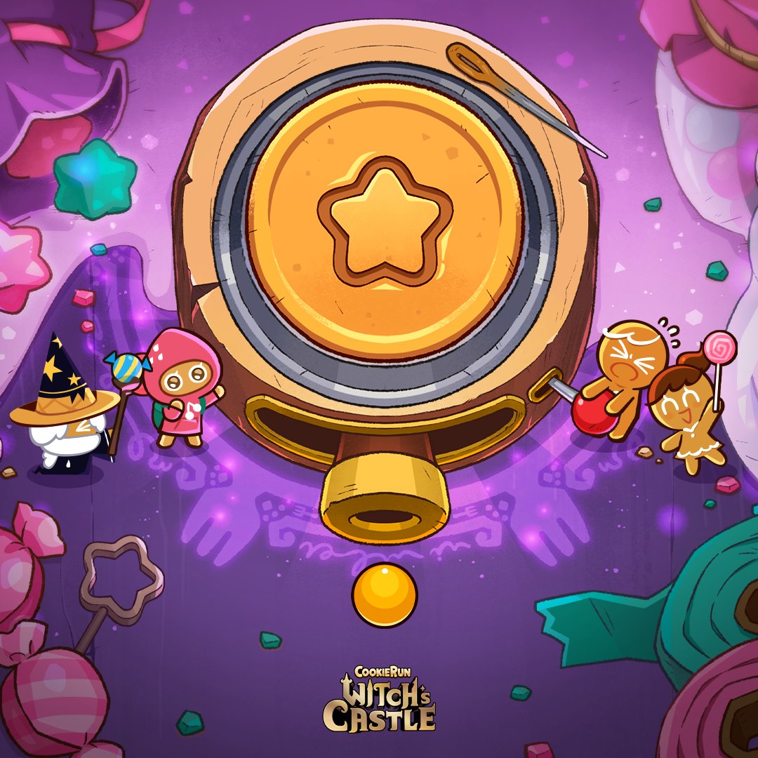 Dalgona Making Time!

A sweet, honeycomb aroma is drifting through the air...! ✨

Skim Milk Cookie and Net Cookie are waiting for you in the Witch's Castle!
Join them to make some delightful dalgona and enjoy a batch of sweet rewards! 🍭

#CookieRunWitchsCastle #WitchsCastle🍪