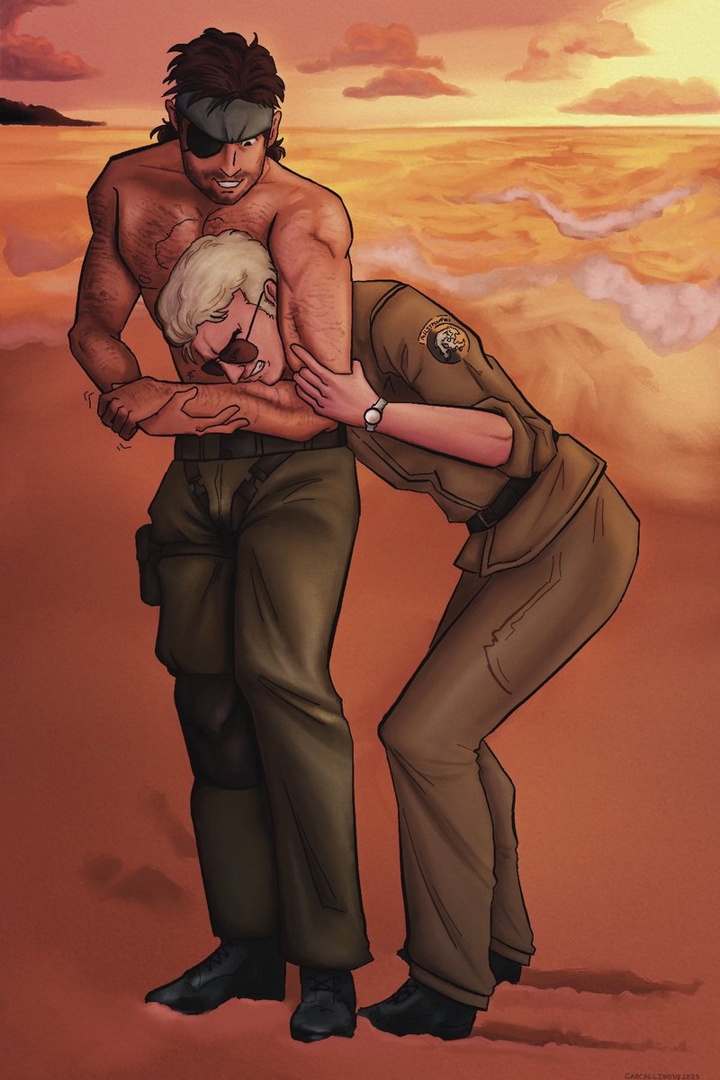 carcallingus's tweet image. Roughhousing 
#MetalGearSolid