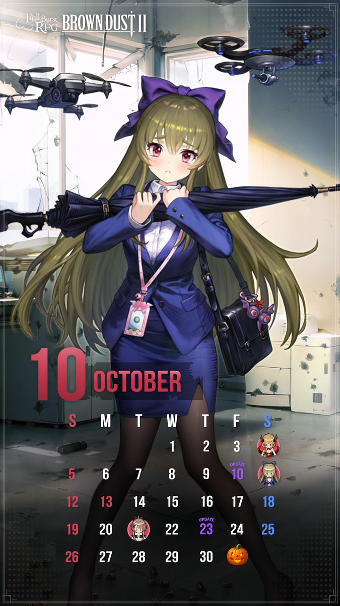 BROWNDUST2_EN's tweet photo. 📅 BrownDust2 | October Birthday Calendar
It’s time to celebrate our favorite characters with October birthdays!
Share your best wishes and help us fill the month with joy, surprises, and unforgettable memories.
Let’s make this October extra special together! 🎂🎉
#Elise #Seir #Bernie