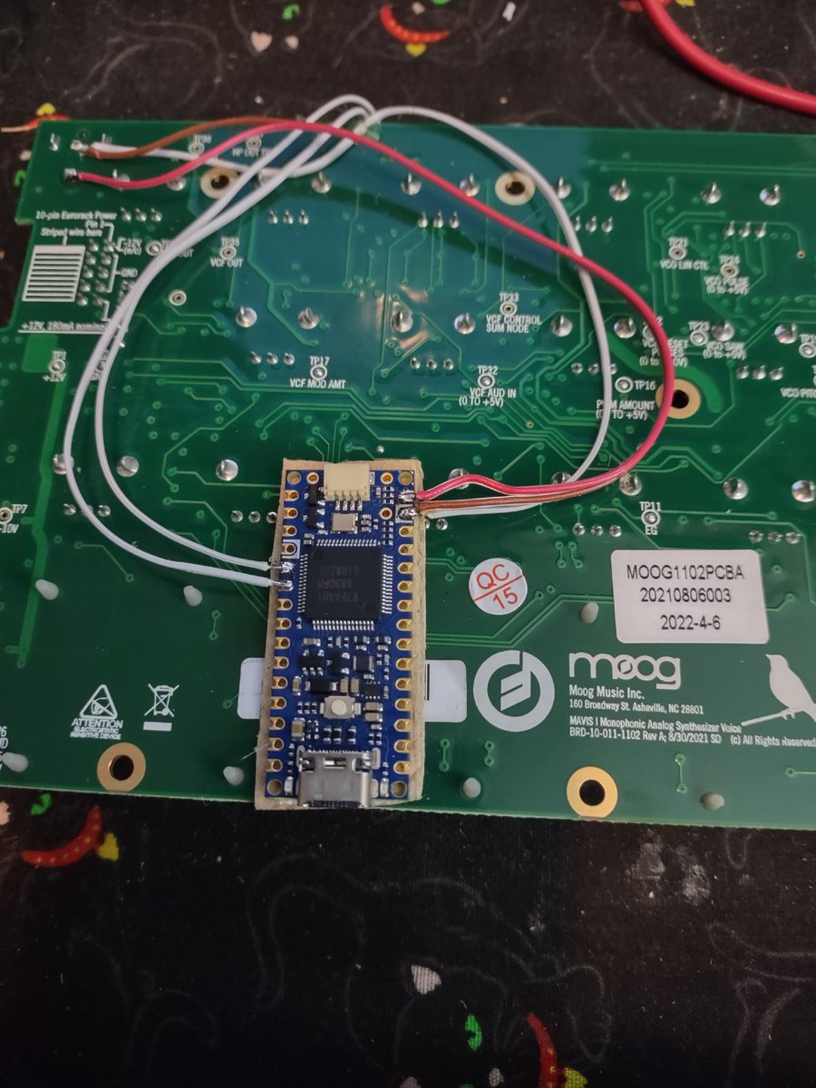 codewizard58's tweet image. Using an @arduino Nano R4 to control the keyboard of a @moogmusicinc Mavis. Next I will add an optical isolator for Midi and buffers for the Nano DAC and PWM outputs.